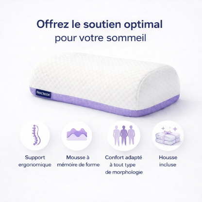 Coussin ergonomique respirant en TPE